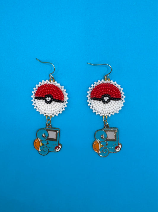 Squirtle Gameboy Earrings